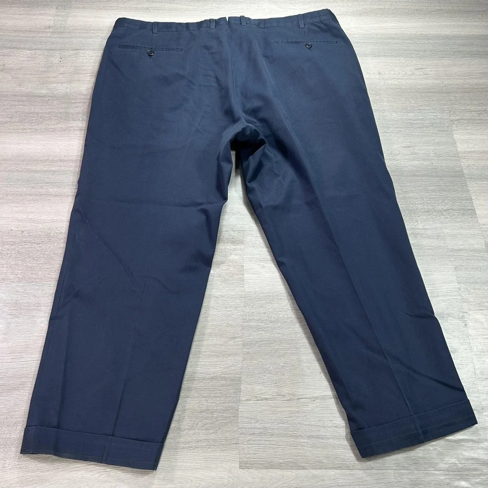 Ermenegildo Zegna Pants Mens 40x26 Blue Wool Classic Fit Dress Slacks Business